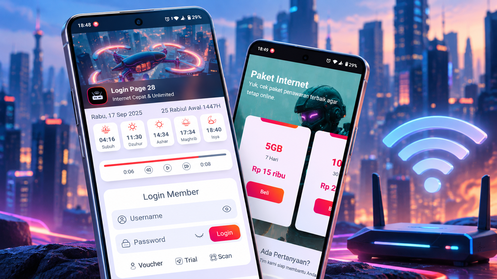 Jasa Custom Login Page MikroTik: Desain Sesuai Brand dan Kebutuhan Anda
