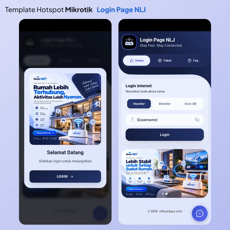 Login Page NLJ