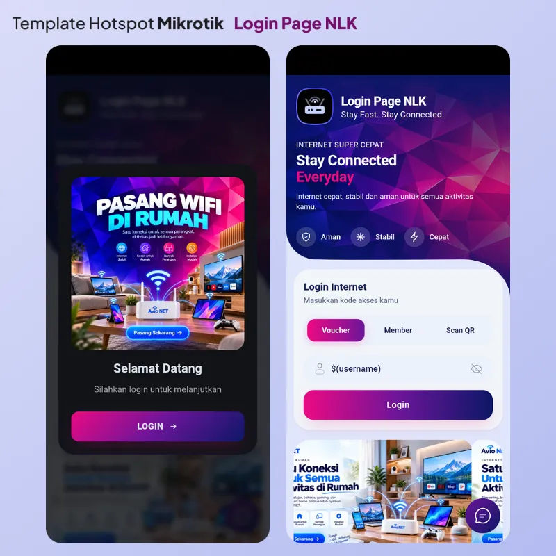 Login Page NLK